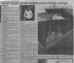 oregonian article - small house carries sizable price - ft Rick Bernard of Bernard Custom Homes.
