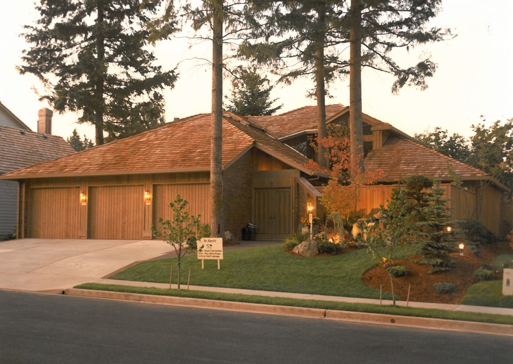 1982 Barritz custom home - exterior - Street of Dreams custom home by Rick Bernard of Bernard Custom Homes.