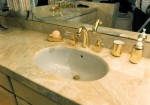 1995 Oregon Dream - bathroom sink - Street of Dreams custom home by Rick Bernard Custom Homes.