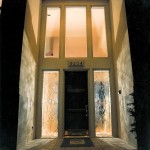Oregon Sunset 1996 - front entryway - Bernard Custom Homes - street of dreams.