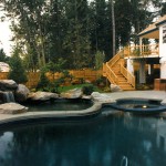 Panoramic Manor Ix 1989 - Swimming Pool Spa - Bernard Custom Homes - Street of Dreams.