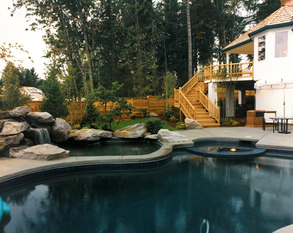 Panoramic Manor Ix 1989 - Swimming Pool Spa - Bernard Custom Homes - Street of Dreams.